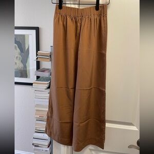 Elizabeth Suzann Florence pants, moss silk. XS/short